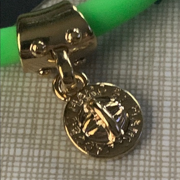 Marc Jacobs Green and Gold Bracelet with Charm - Picture 2 of 4